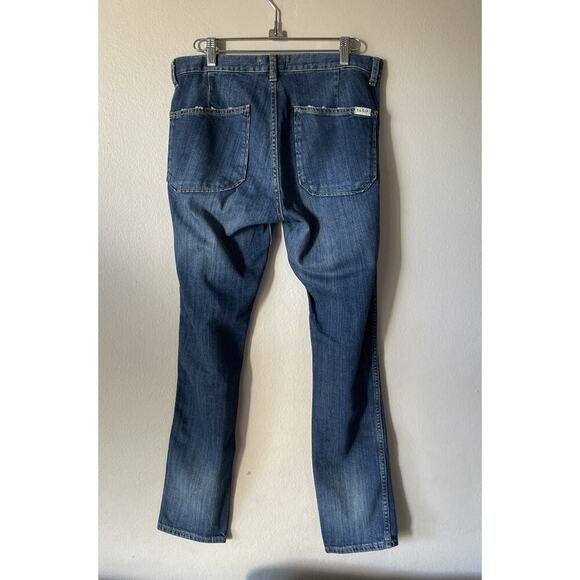 Ba&sh Women’s Size 25 Sally Denim Jeans Distressed Pockets Vintage Look - Picture 2 of 8